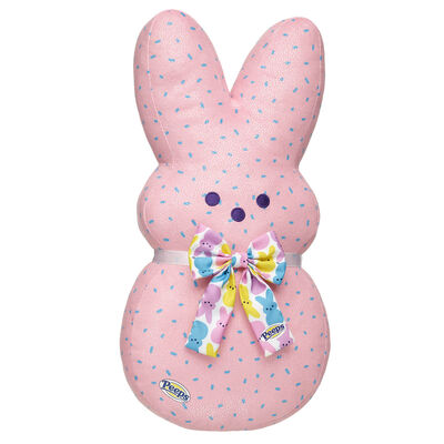 PEEPS&reg; Cotton Candy Bunny Plush with Gift Bow 