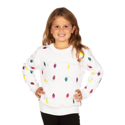 Tipsy Elves Sequin Lights Ugly Christmas Sweater