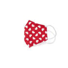 Child-Size Red Hearts Face Mask