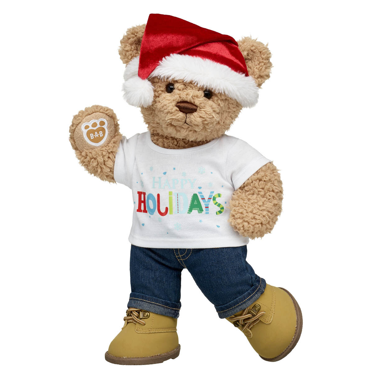 Timeless Teddy Bear Happy Holidays Gift Set Build A Bear