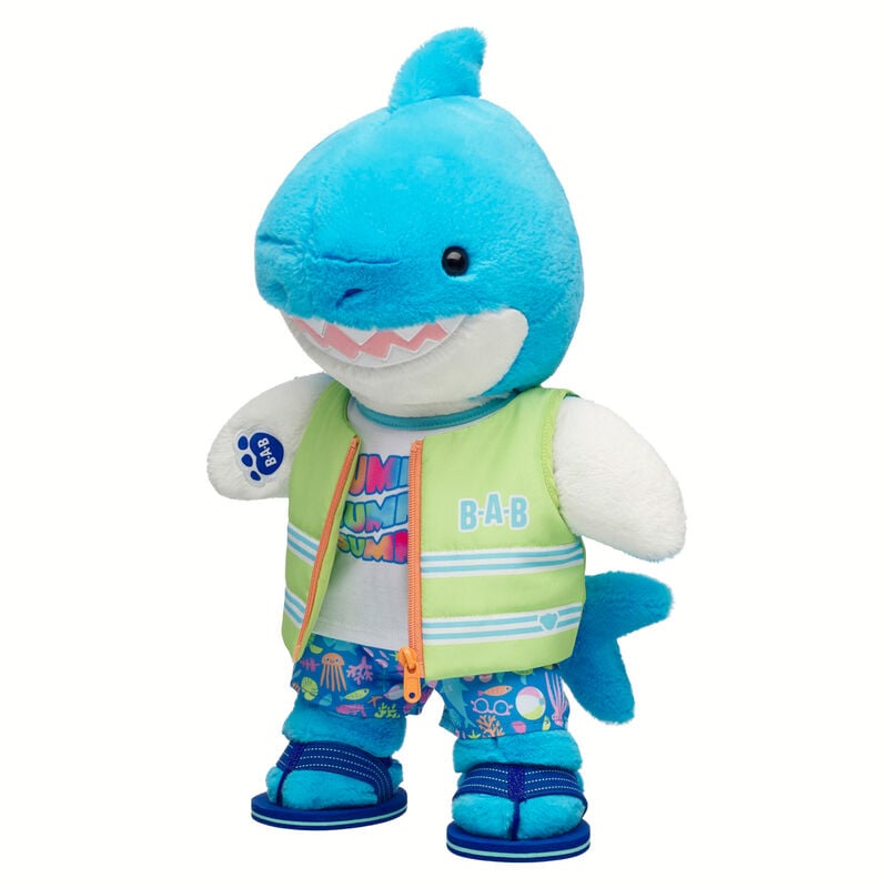Chummy Shark Stuffed Animal Summer Gift Set plush by Build-A-Bear