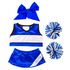 Online Exclusive Blue Cheerleading Uniform 5 pc.