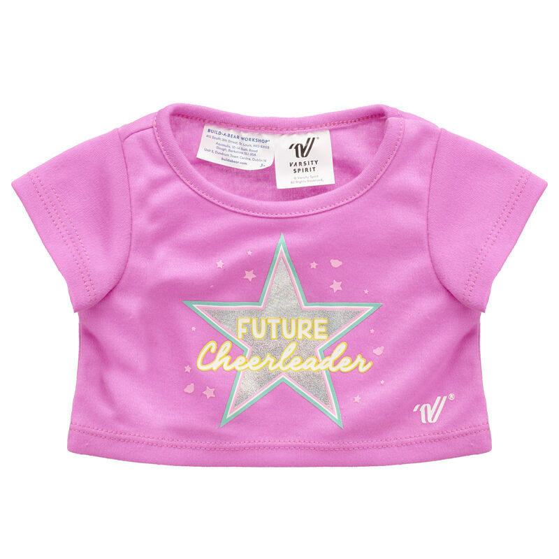 Online Exclusive Varsity Spirit Future Cheerleader T-Shirt - Build-A-Bear Workshop&reg;