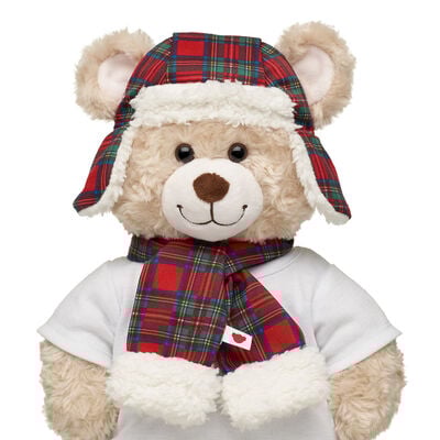 Tartan Hat and Scarf Set