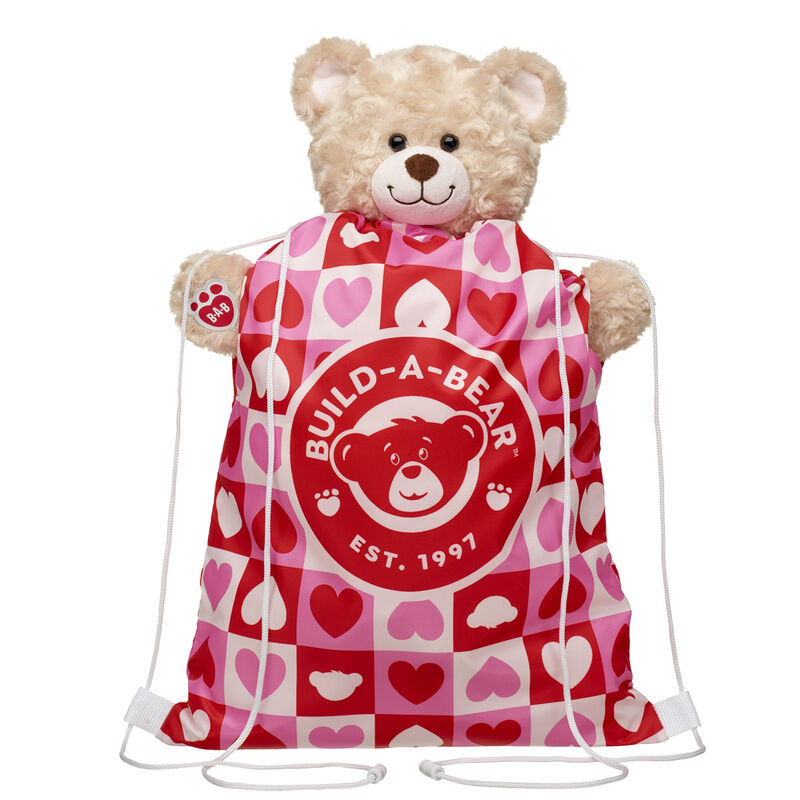 Heart Print Toy Bear Carrier - Build-A-Bear Workshop®