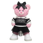 Pink Cuddles Teddy Bear Varsity Spirit All-Star Black Cheer Uniform Gift Set - Build-A-Bear Workshop&reg;