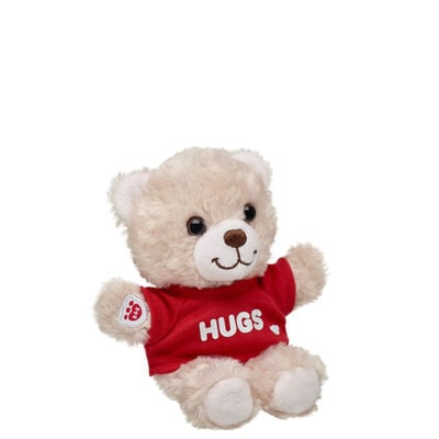 Build-A-Bear Mini Beans&reg; Happy Hugs Teddy Bear with Hugs T-Shirt