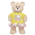 Spring Gingham Hello Kitty® Stuffed Animal Skirt & T-Shirt Set - Build-A-Bear Workshop®