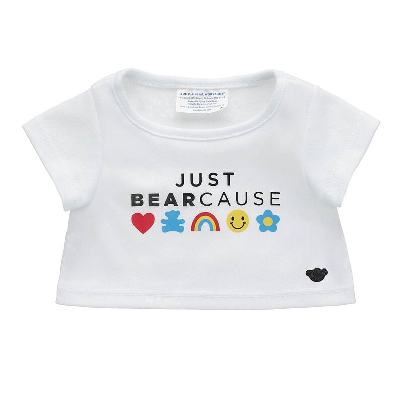 Just Bearcause Plush Toy T-Shirt - Build-A-Bear Workshop&reg;
