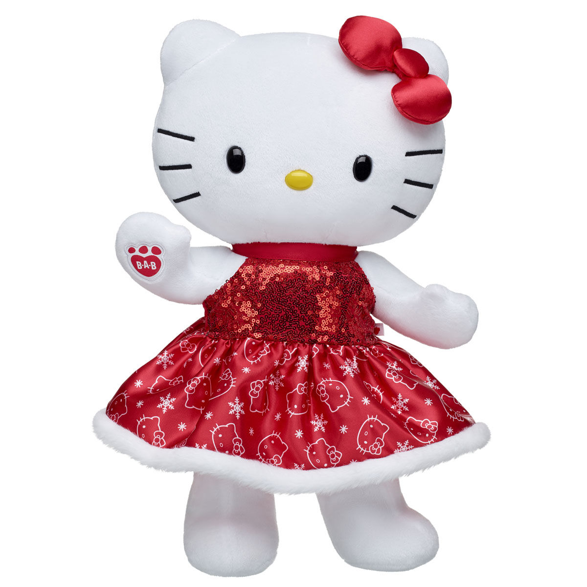 Hello Kitty® Red Holiday Dress for Plush Toys | Build-A-Bear®