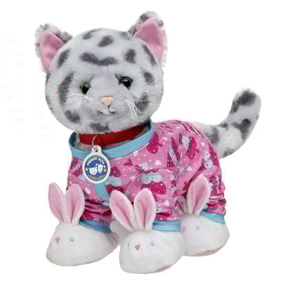 Promise Pets™ Ocicat Stuffed Animal Pink Sleeper Gift Set with Slippers