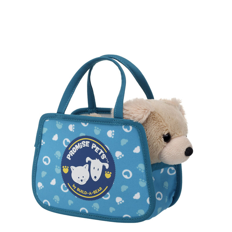 Build-A-Bear Mini Beans Promise Pets Teal Pet Carrier plush by Build-A-Bear