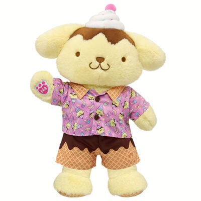 Sanrio&reg; Hello Kitty&reg; and Friends Banana Split Sundae Pompompurin&trade; Plush with Outfit