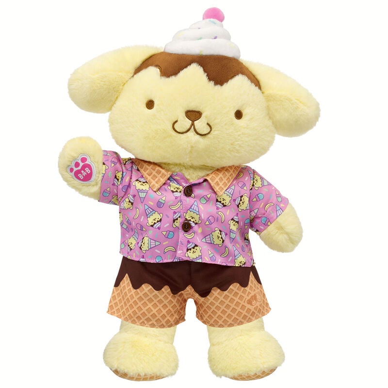 Sanrio&reg; Hello Kitty&reg; and Friends Banana Split Sundae Pompompurin&trade; Plush with Outfit