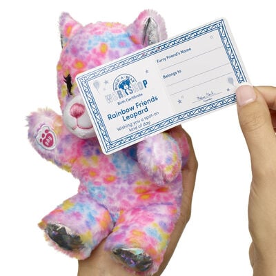 Build-A-Bear Mini Beans&reg; Rainbow Friends Leopard Stuffed Animal