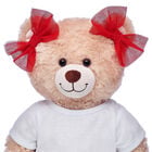 Red Sparkle Bows 2 pc.