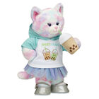Pastel Swirl Kitty Stuffed Animal Boba Best-Teas Gift Set - Build-A-Bear Workshop®