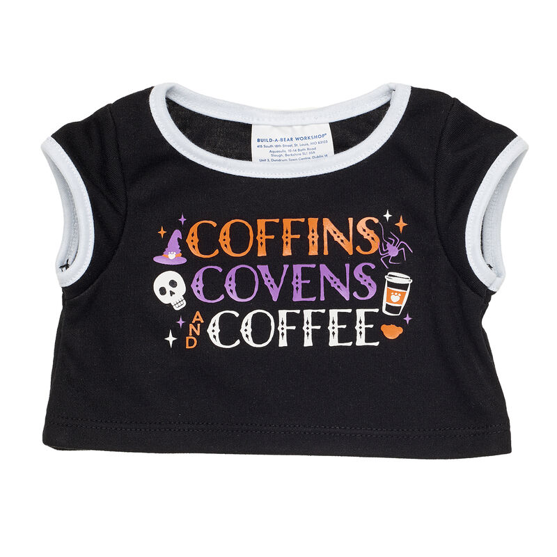 Coffins, Covens & Coffee T-Shirt - Shop at Build-A-Bear®
