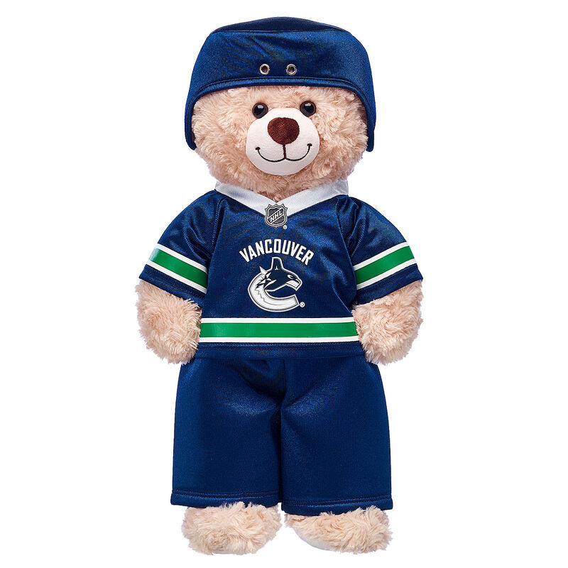 Vancouver Canucks NHL Hockey 7.5 Jersey Teddy Bear Plush by Forever C –  Bleacher Bum Collectibles