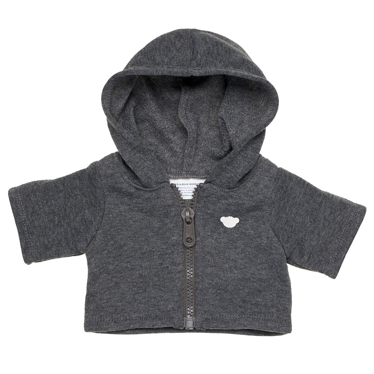 Charcoal Grey Zip Hoodie