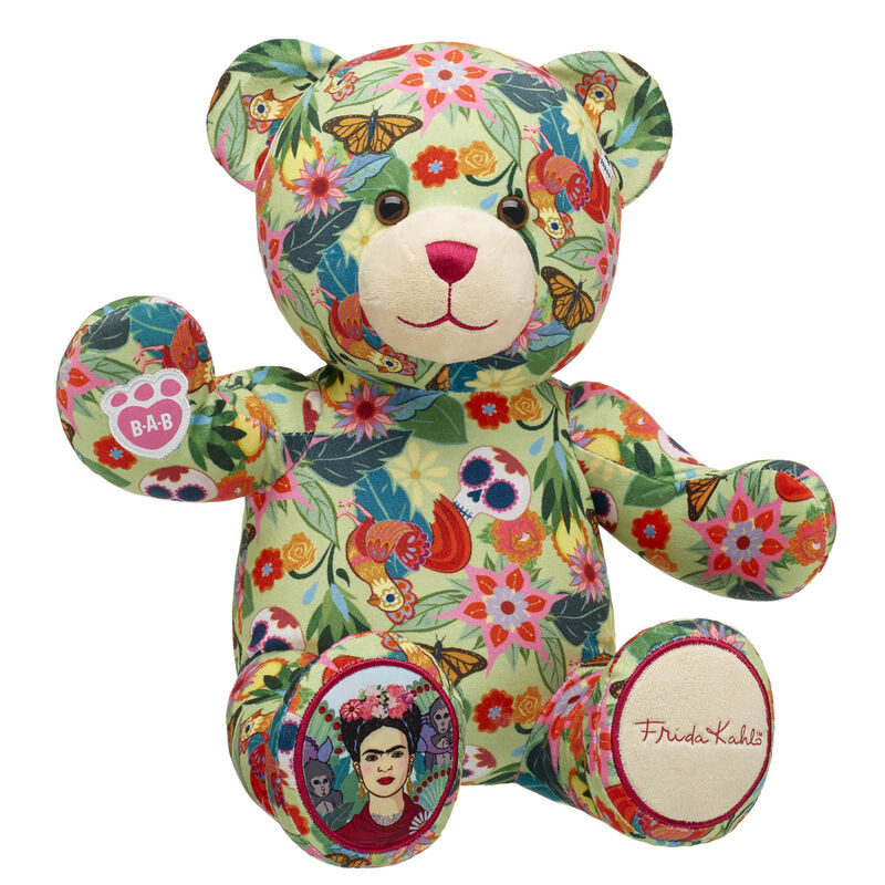 Frida Kahlo Icon Collage Teddy Bear - Build-A-Bear Workshop®