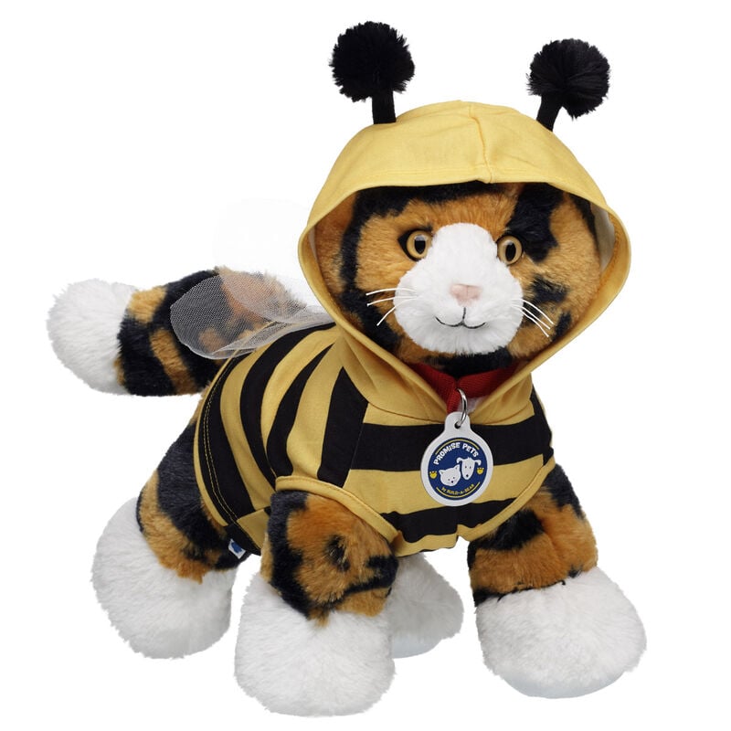 Promise Pets Calico Stuffed Animal Bee Gift Set plush by Build-A-Bear