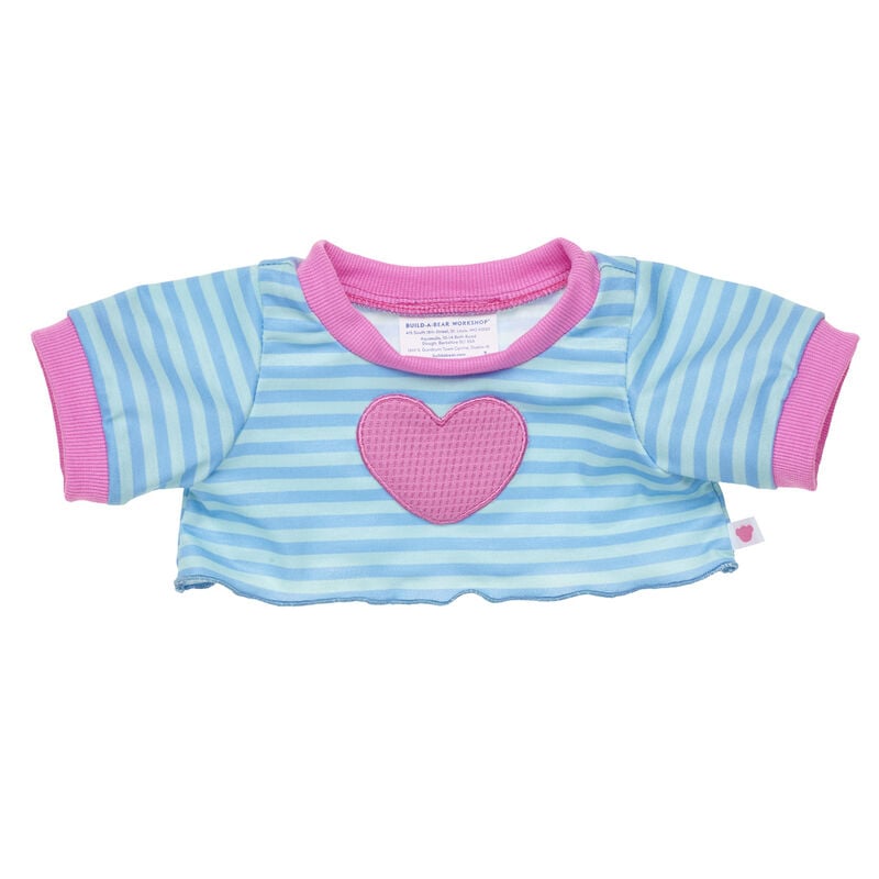 Heart Stripe Sweatshirt | Build-A-Bear