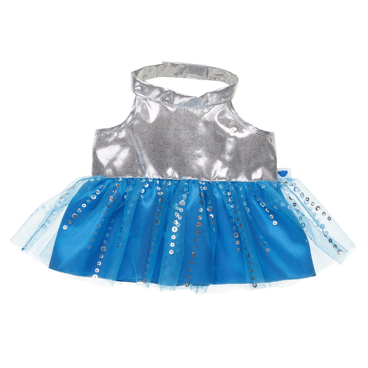Silver and Blue Dress