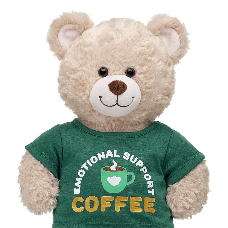 Online Exclusive Emotional Support Coffee T-Shirt for Plush Toys - Build-A-Bear Workshop&reg;