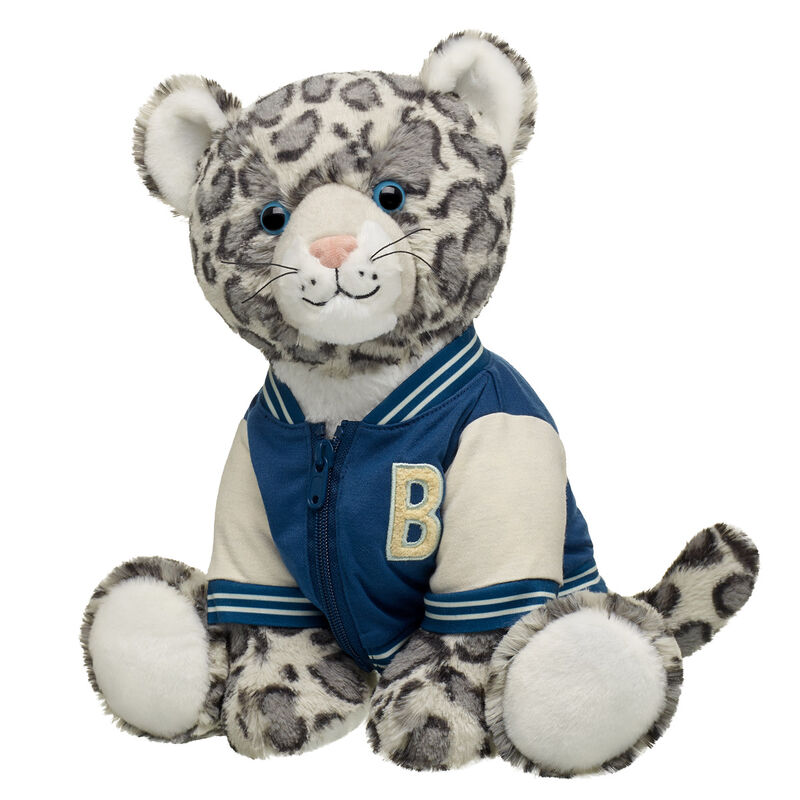 Online Exclusive Snow Leopard Stuffed Animal Varsity Jacket Gift Set - Build-A-Bear Workshop®