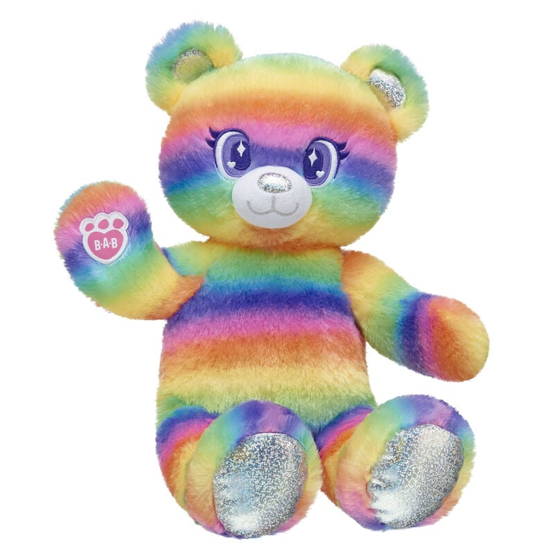 Rainbow Stripes Teddy Bear | Build-A-Bear