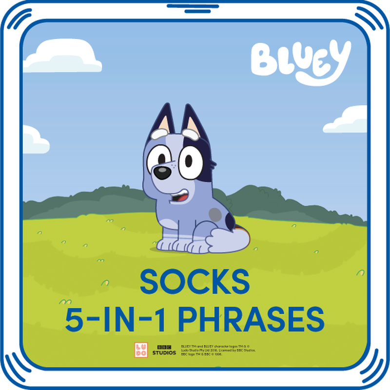 Socks 5-in-1 Phrases plush by Build-A-Bear