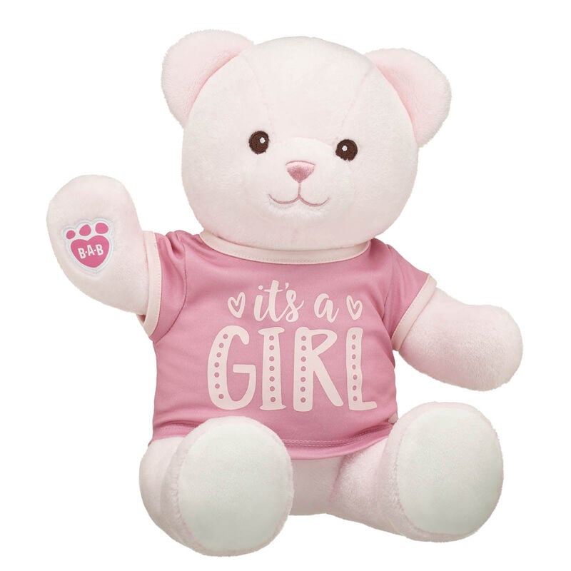 Baby Pink Teddy Bear "It's a Girl" Gift Set - Build-A-Bear Workshop®