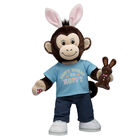 Smiley Monkey Stuffed Animal Bunny Gift Set plush by Build-A-Bear