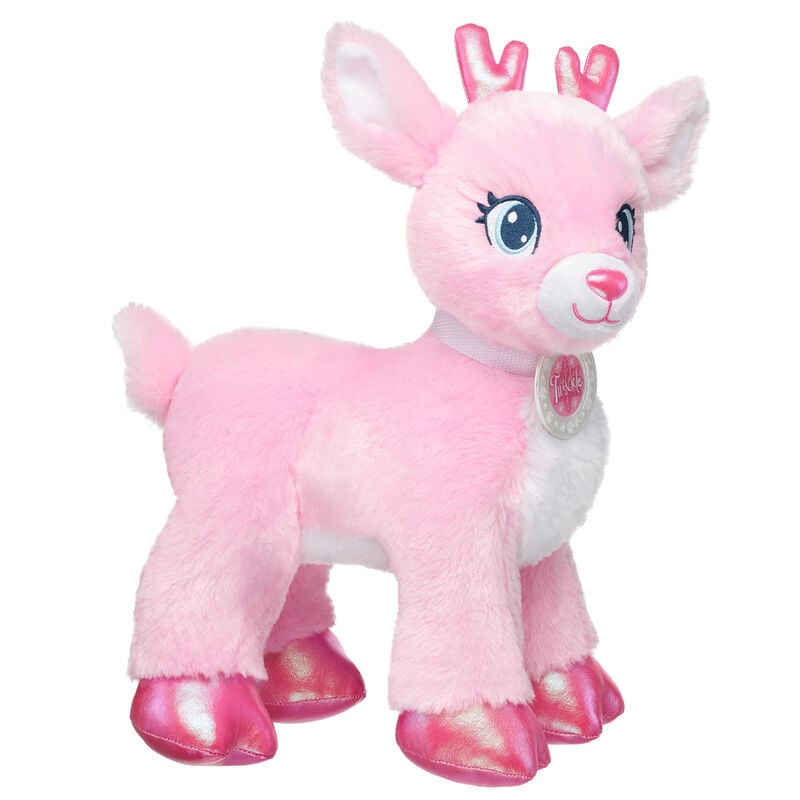Pink Frost Twinkle Reindeer Plush by Build-A-Bear