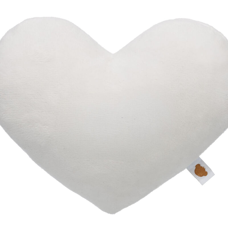 Online Exclusive Embroidered Gifting White Heart Wristie plush by Build-A-Bear