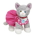 Promise Pets Grey ‘n’ White Kitty Pink Dress Gift Set