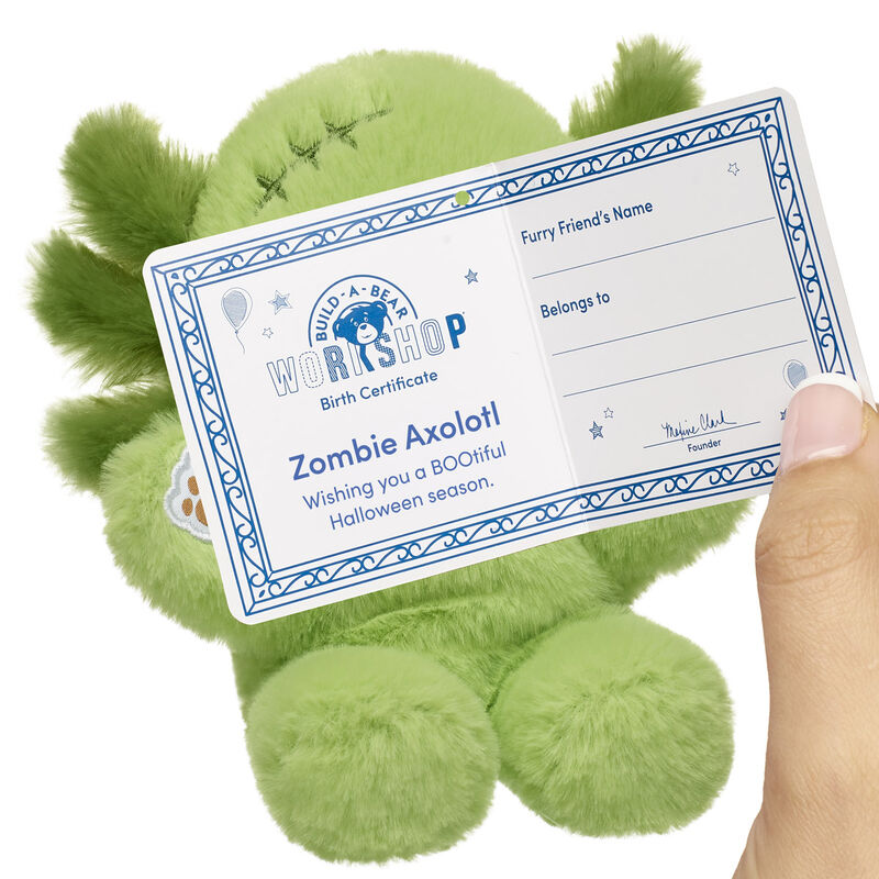 Build-A-Bear Mini Beans® Zombie Axolotl Stuffed Animal - Build-A-Bear Workshop®
