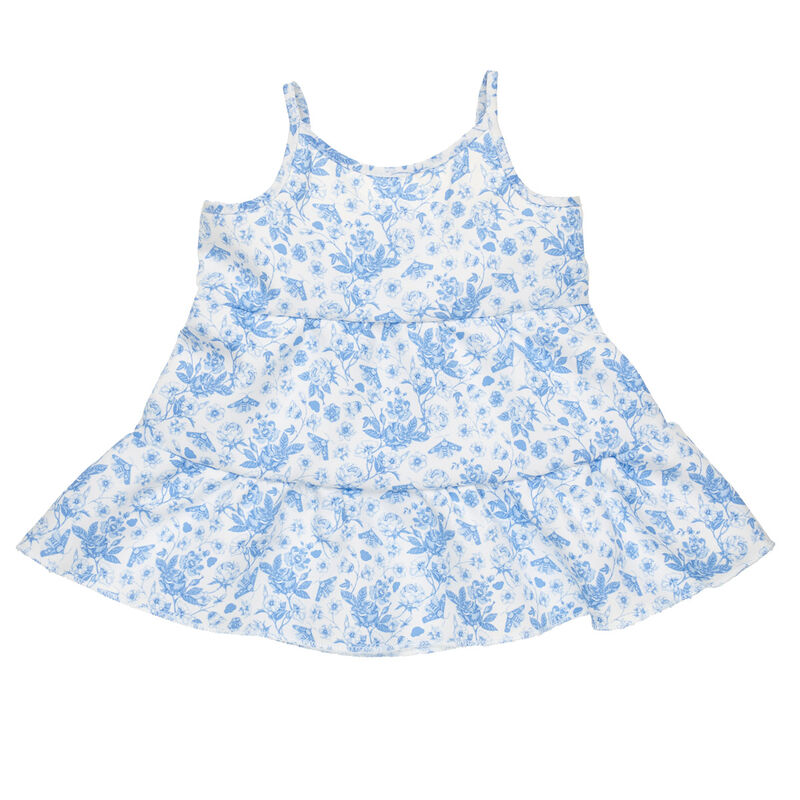 Online Exclusive Blue Floral Dress - Build-A-Bear Workshop®