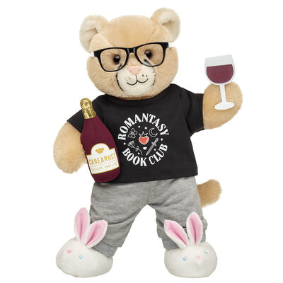 Cuddly Cougar Stuffed Animal Romantasy Book Club Gift Set