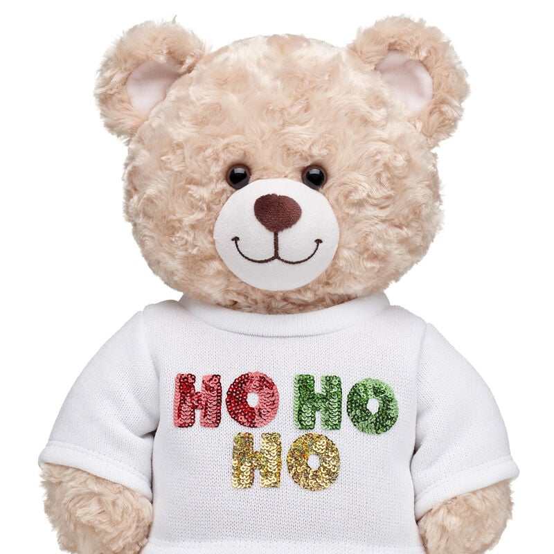 Ho Ho Ho Sequin Sweater | Build-A-Bear