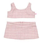 Pink Check Tweed Easter Outfit