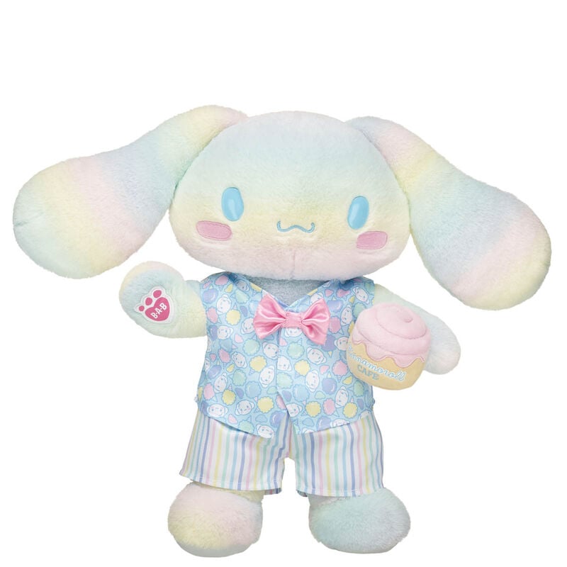 Sanrio® Hello Kitty® and Friends Cotton Candy Cinnamoroll™ Plush Gift Set with Cinnamoroll™ Cafe Wristie - Build-A-Bear Workshop®