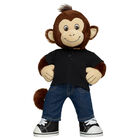 Smiley Monkey Stuffed Animal Fall Gift Set 