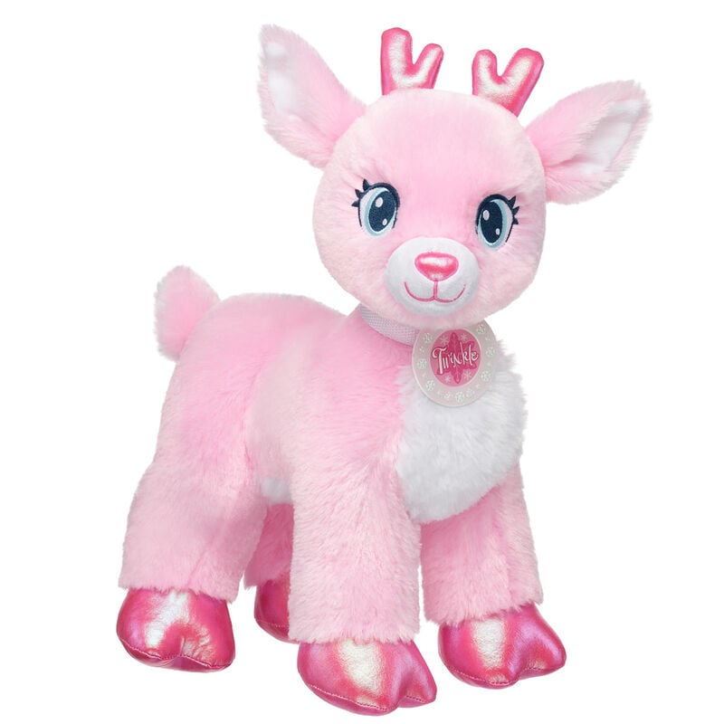 Pink Frost Twinkle Reindeer Plush by Build-A-Bear