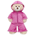 Pink Velour Tracksuit 