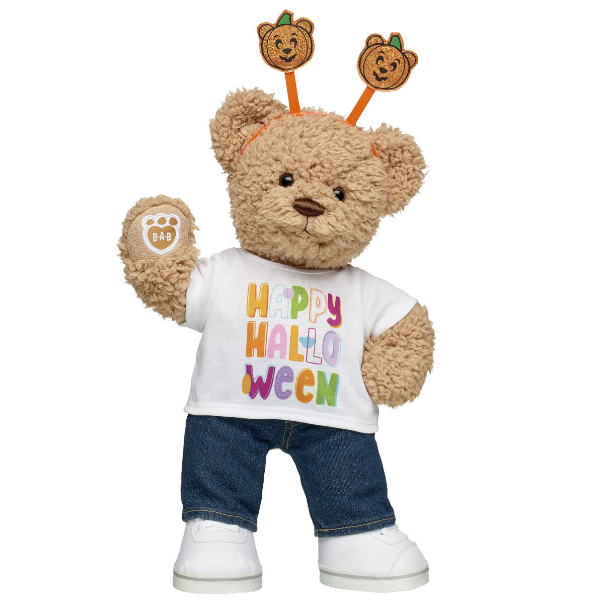 Timeless Teddy Bear Pumpkin Headband Gift Set Build A Bear