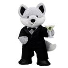 Online Exclusive Silver Fox Stuffed Animal Martini Gift Set plush by Build-A-Bear