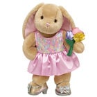 Pawlette™ Bunny Plush Sequin Dress Gift Set with Bouquet - Build-A-Bear Workshop®