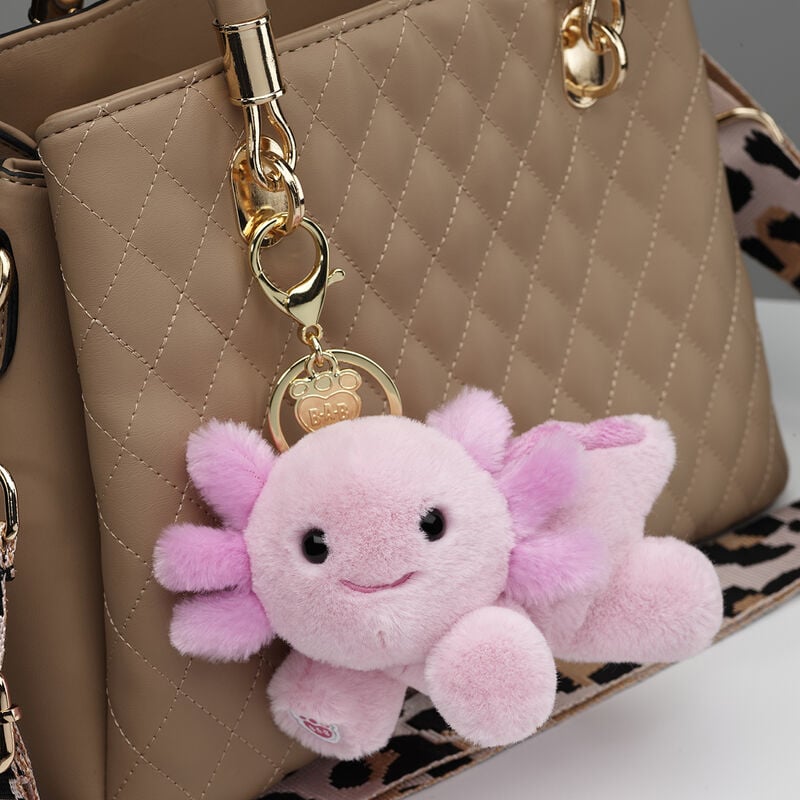 Axolotl Plush Bag Charm plush by Build-A-Bear